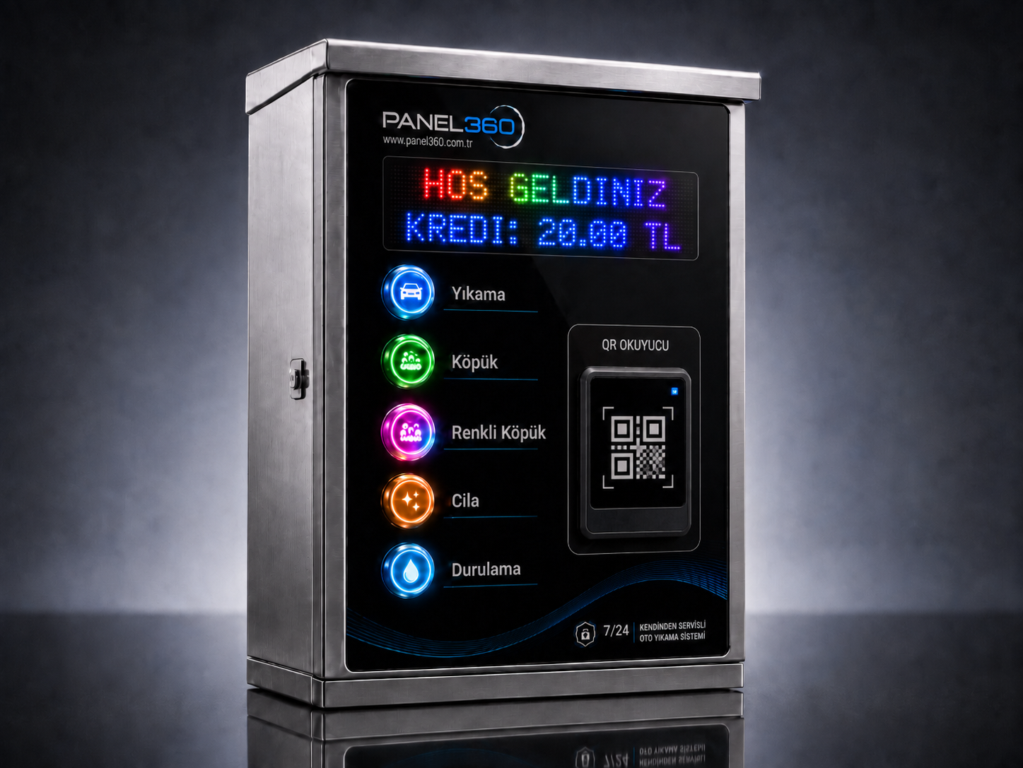 Washbox - QR Kodlu